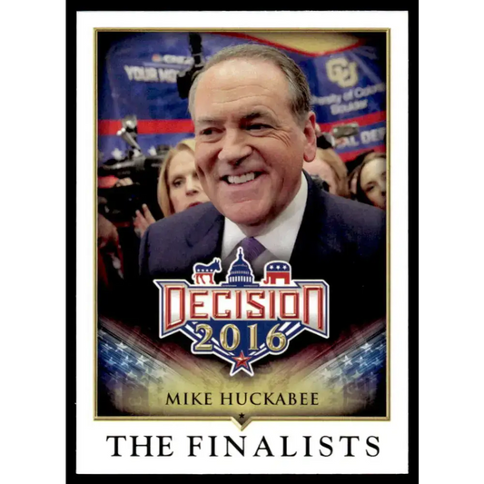 2016 Leaf Decision 2016 #87 Mike Huckabee NM-MT Political Trading Card - Political Trading Card Single