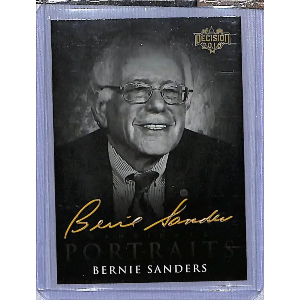 2016 Leaf Decision 2016 Candidate Profiles #CP3 Bernie Sanders NM-MT Political Trading Card - Non-Sports Card Single