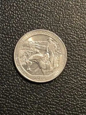 2016 P Theodore Roosevelt National Park Quarter - North Dakota ATB Coin