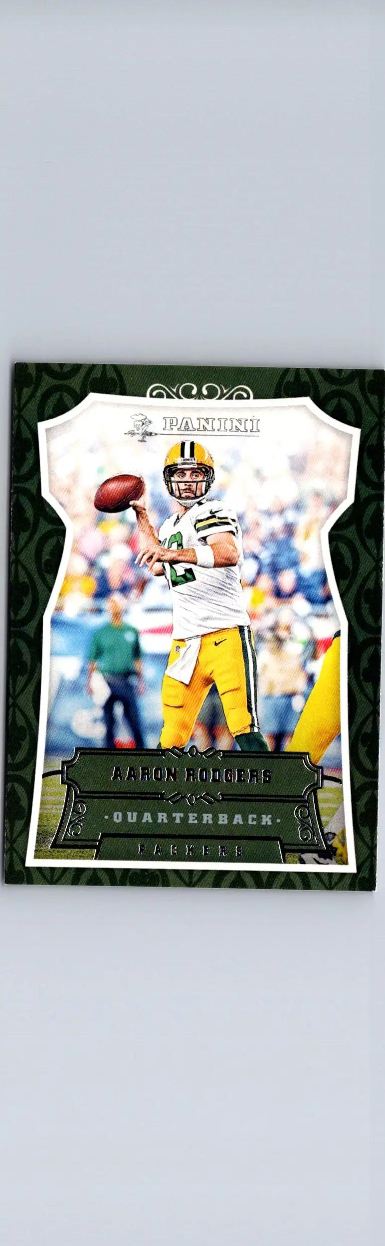 Aaron Rodgers Green Bay Packers football trading card from 2016 Panini #115