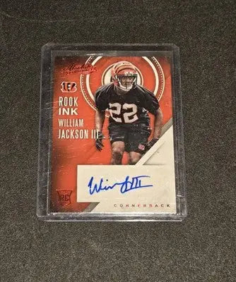 2016 Panini Absolute #10 William Jackson III Rook Ink Blue - Football Card Single