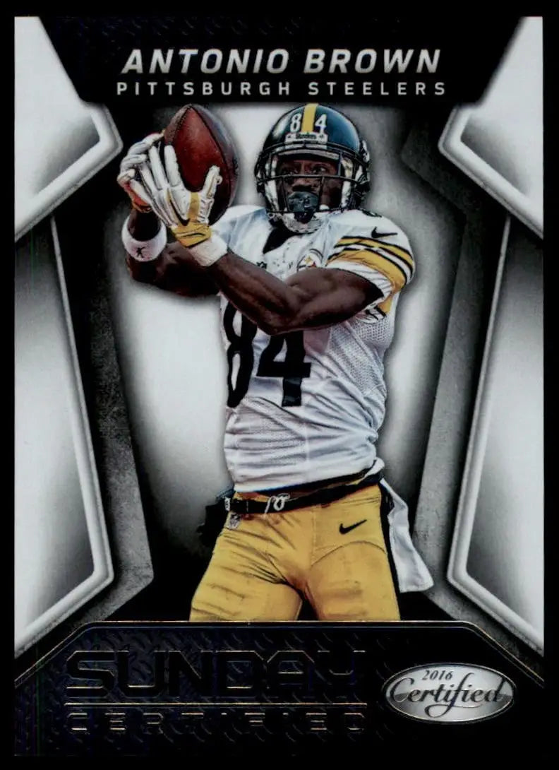 2016 Panini Certified - Sunday Certified Antonio Brown #27 - Football Card Single