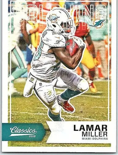 2016 Panini Classics #8 Lamar Miller NM-MT Dolphins ID:6074 - Football Card Single