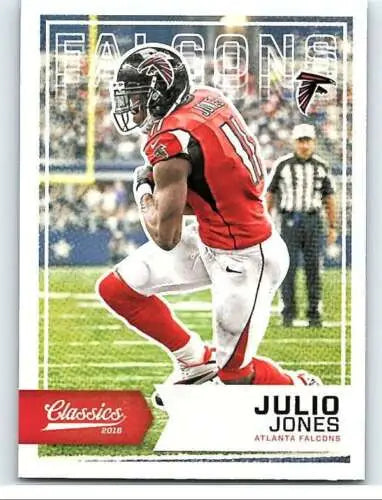 Original gloss Panini Classics Julio Jones football card from 2016 Panini Classics series
