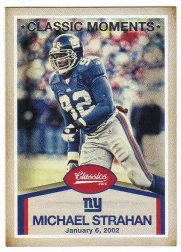 2016 Panini Classics Classic Moments #16 Michael Strahan NM-MT NY Giants ID:6067 - Football Card Single