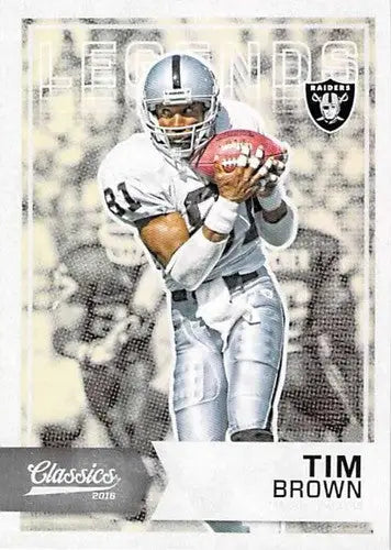 2016 Panini Classics Legends #125 Tim Brown NM-MT Raiders - Football Card Single