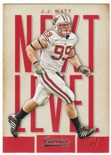 Original gloss Panini Classics J. J. Watt football card from Simply Sandoval