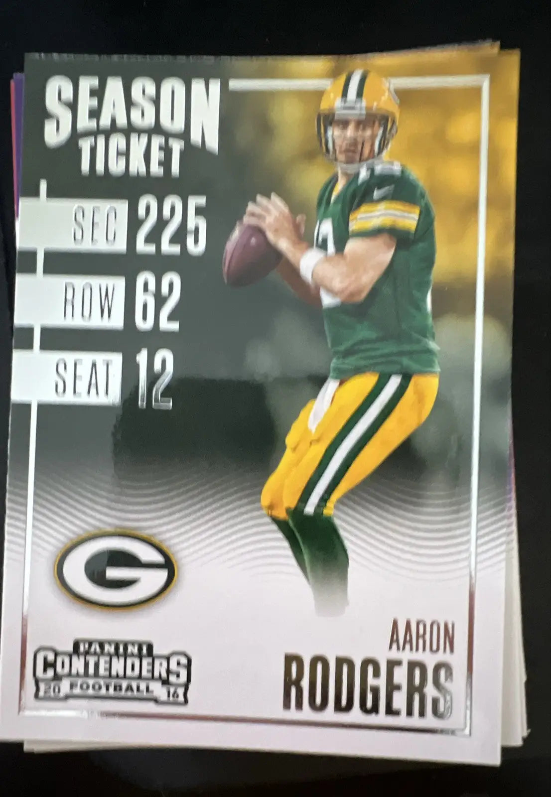 2016 Panini Contenders - Season Ticket Aaron Rodgers #33