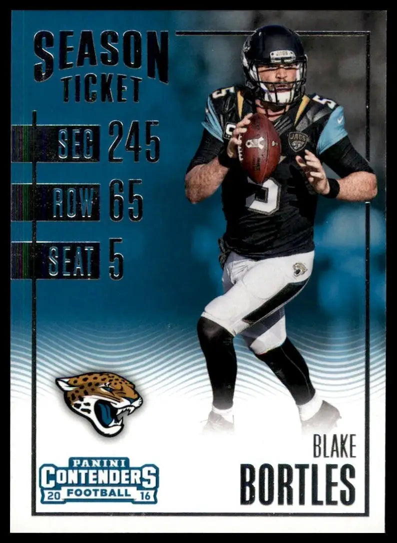 2016 Panini Contenders - Season Ticket Blake Bortles #95 - Football Card Single