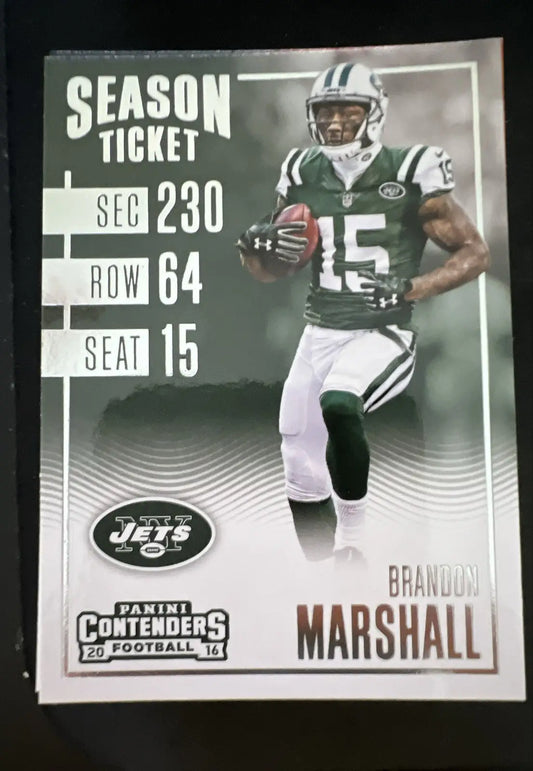 2016 Panini Contenders - Season Ticket Brandon Marshall #63
