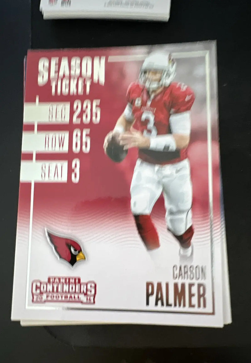 2016 Panini Contenders - Season Ticket Carson Palmer #13