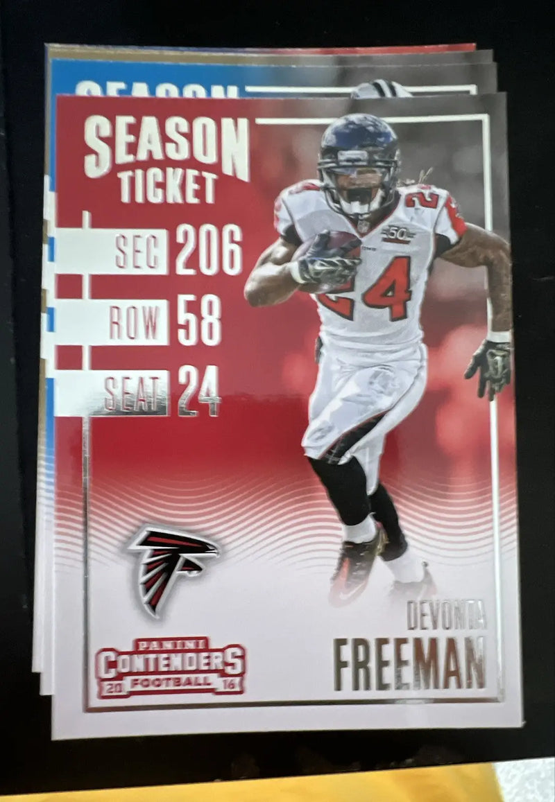 2016 Panini Contenders - Season Ticket Devonta Freeman #40