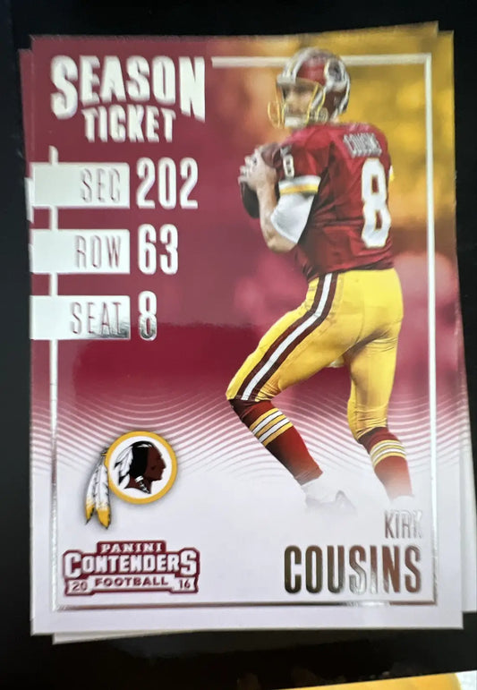 2016 Panini Contenders - Season Ticket Kirk Cousins #10