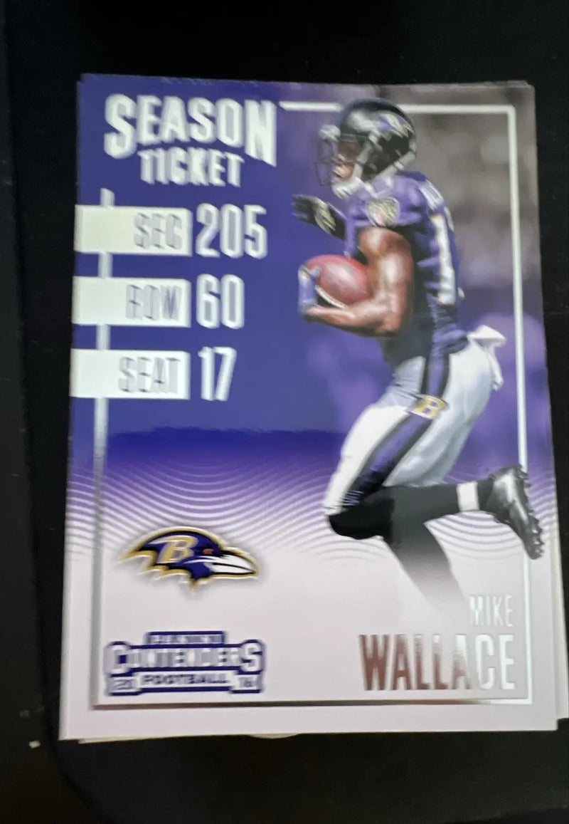 2016 Panini Contenders - Season Ticket Mike Wallace #78