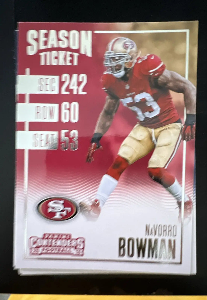 2016 Panini Contenders - Season Ticket NaVorro Bowman #21