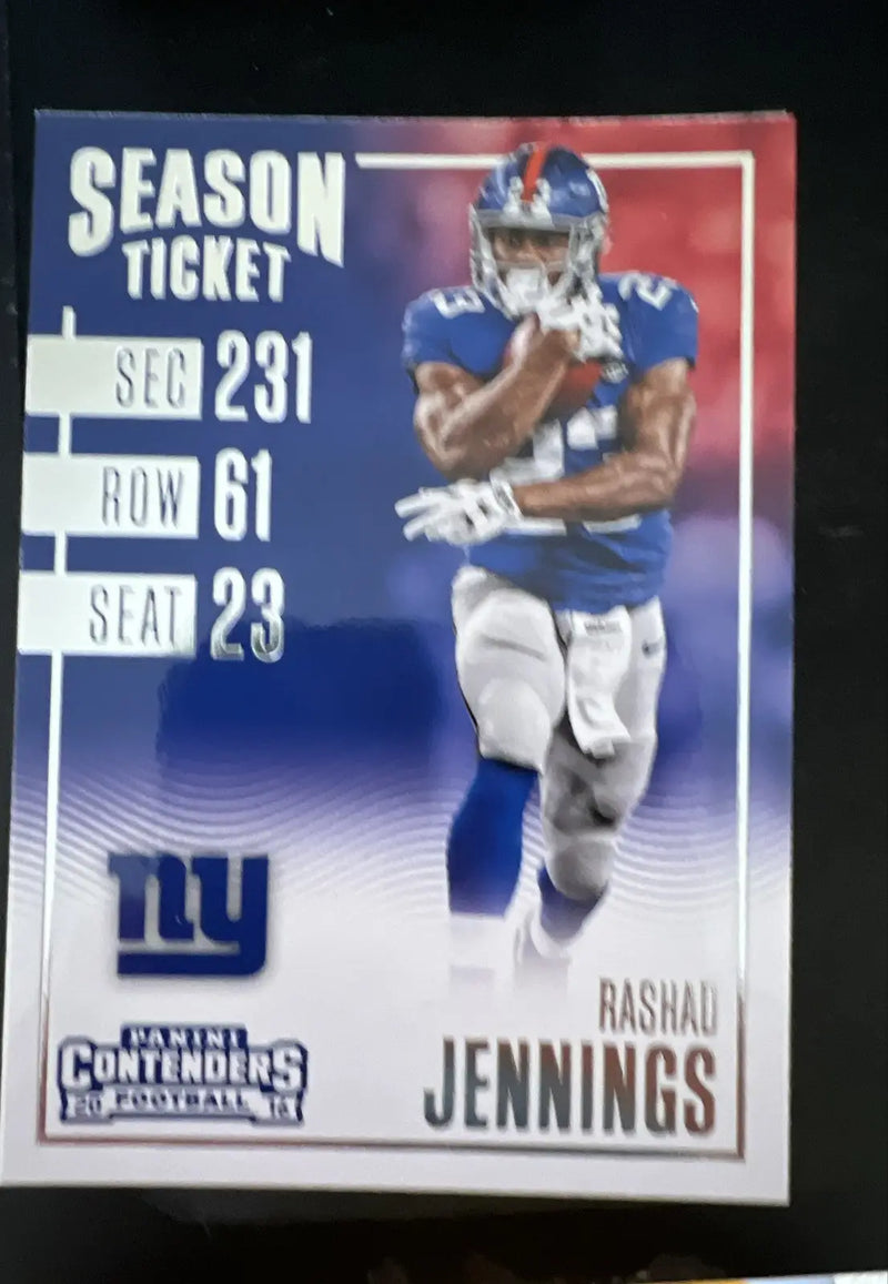 2016 Panini Contenders - Season Ticket Rashad Jennings #6