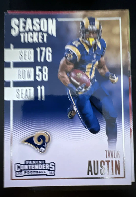 2016 Panini Contenders - Season Ticket Tavon Austin #18
