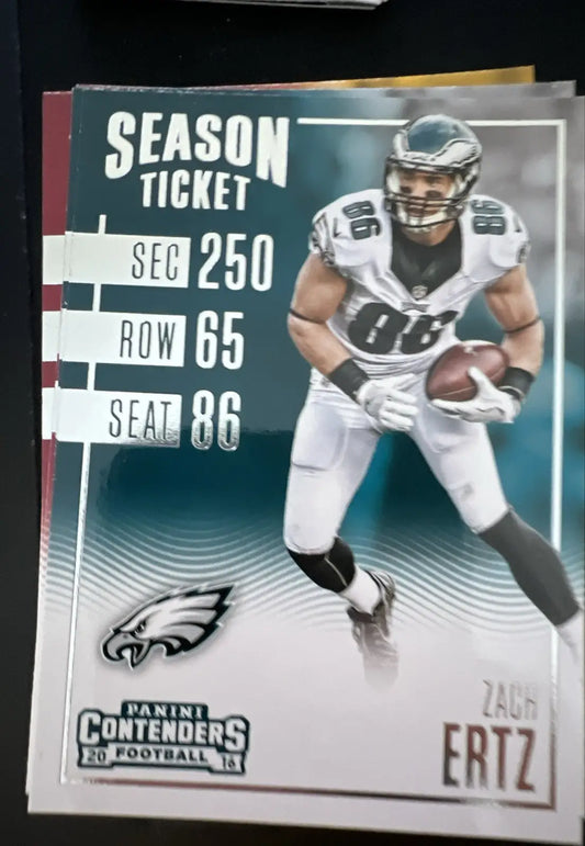 2016 Panini Contenders - Season Ticket Zach Ertz #7