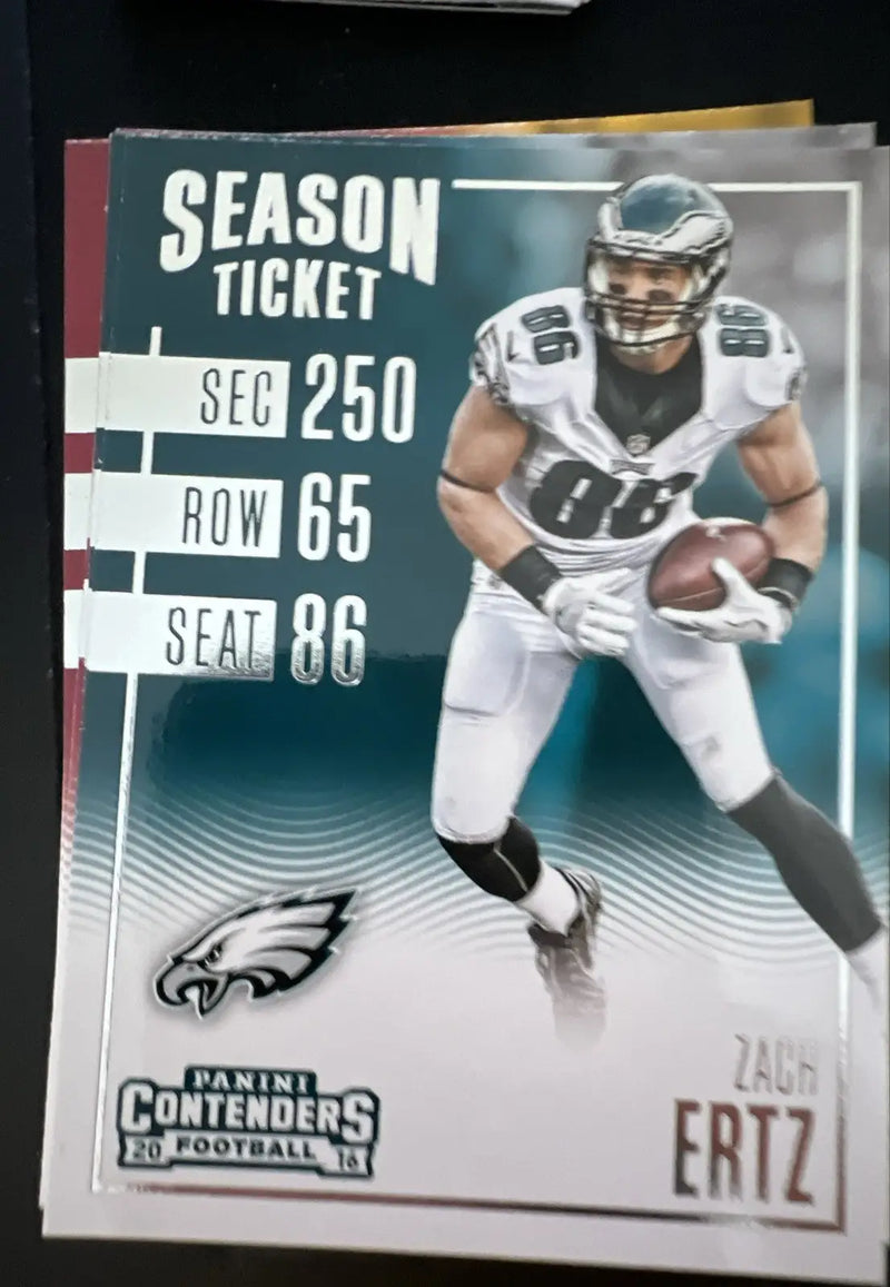 2016 Panini Contenders - Season Ticket Zach Ertz #7