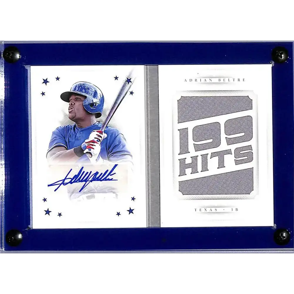 2016 Panini National Treasures Stars #SBMS-AB Adrian Beltre NM-MT MEM Auto 7/10 Texas Rangers - Baseball Card Single