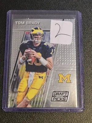2016 Panini Prizm Collegiate Draft Picks #95 Tom Brady Prizms - Football Card Single