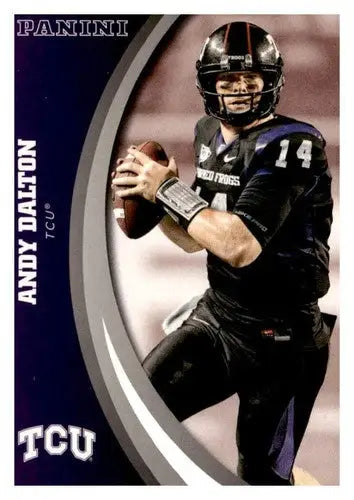 Original gloss 2016 Panini TCU Horned Frogs Andy Dalton football card