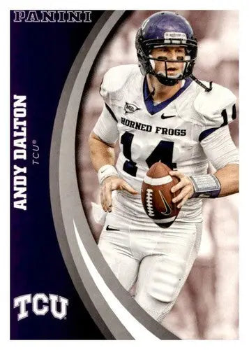 Andy Dalton football card from 2016 Panini TCU Horned Frogs collection, NM-MT condition