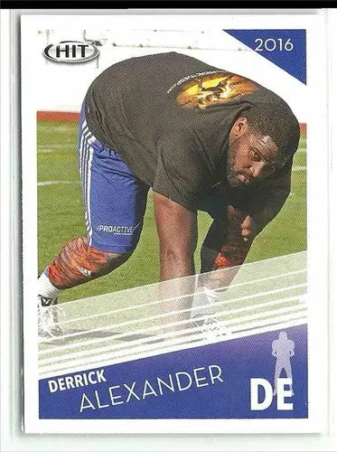 2016 SAGE Hit #1 Derrick Alexander NM-MT DE ID:4621 - Football Card Single