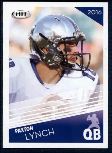 Original gloss 2016 Sage Hit Paxton Lynch football card NM-MT ID16811