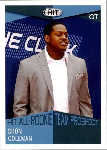 2016 SAGE Hit #53 Shon Coleman NM-MT All-Rookie Team OT ID:9974 - Football Card Single