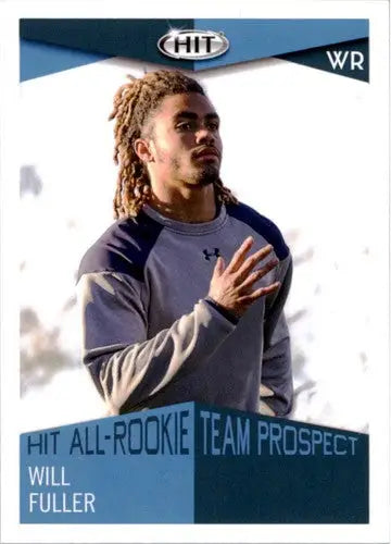 Will Fuller football card from Sage Hit 2016 All-Rookie Team with original gloss
