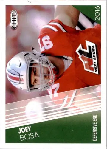 2016 SAGE Hit Joey Bosa football card with original gloss and Next Level design