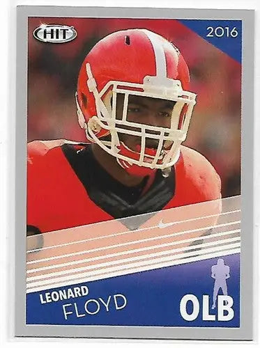 2016 SAGE Hit Gray #6 Leonard Floyd NM-MT ID:4755 - Football Card Single