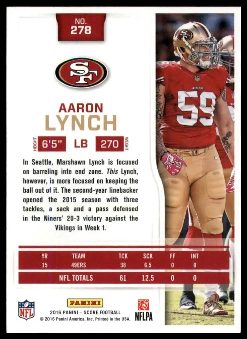 2016 Score - Aaron Lynch #278
