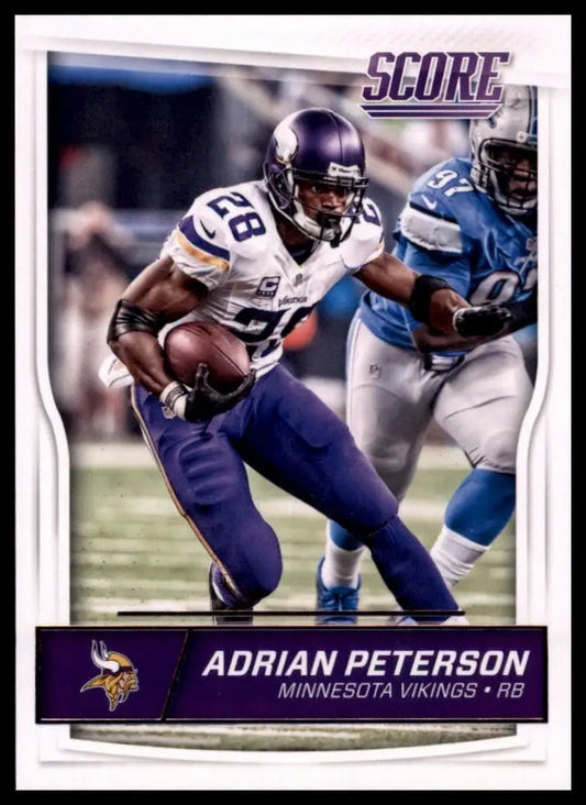 2016 Score - Adrian Peterson #180 - Football Card Single