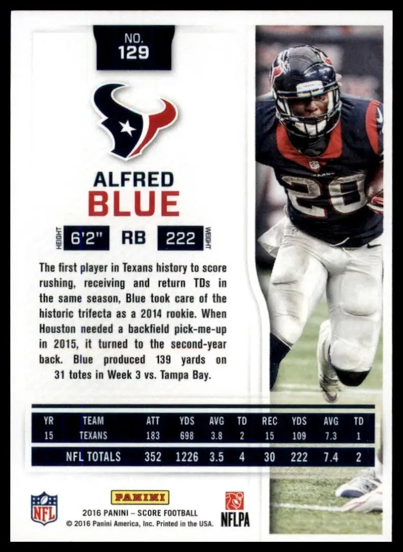 2016 Score - Alfred Blue #129