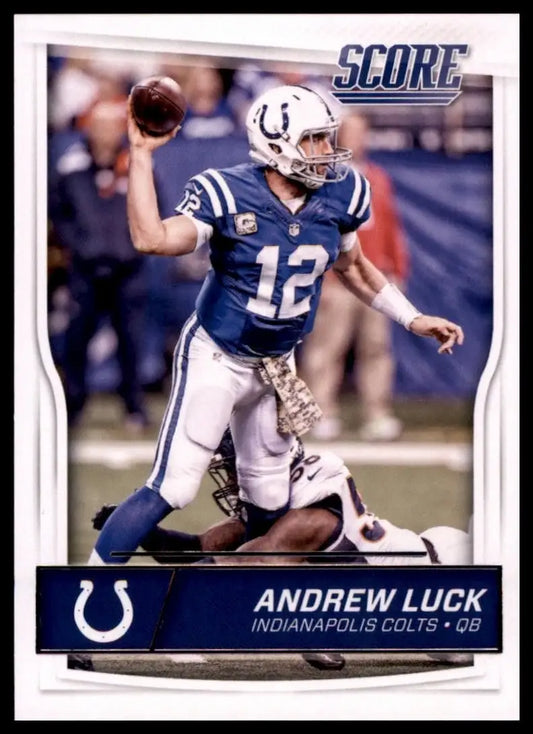 2016 Score - Andrew Luck #137 - Football Card Single