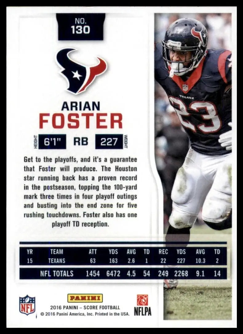 2016 Score - Arian Foster #130