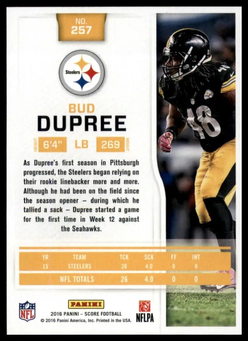 2016 Score - Bud Dupree #257