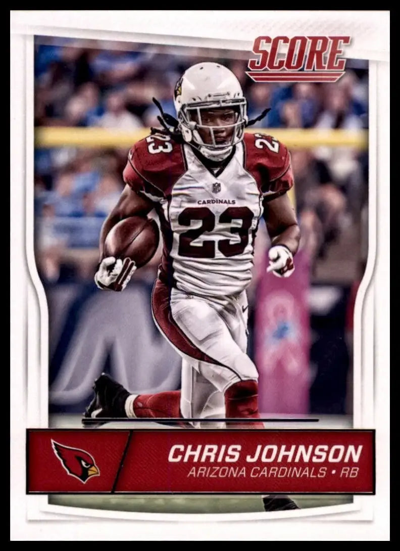 2016 Score Chris Johnson #2 Arizona Cardinals Football Card NFL Sports - Football Card Single