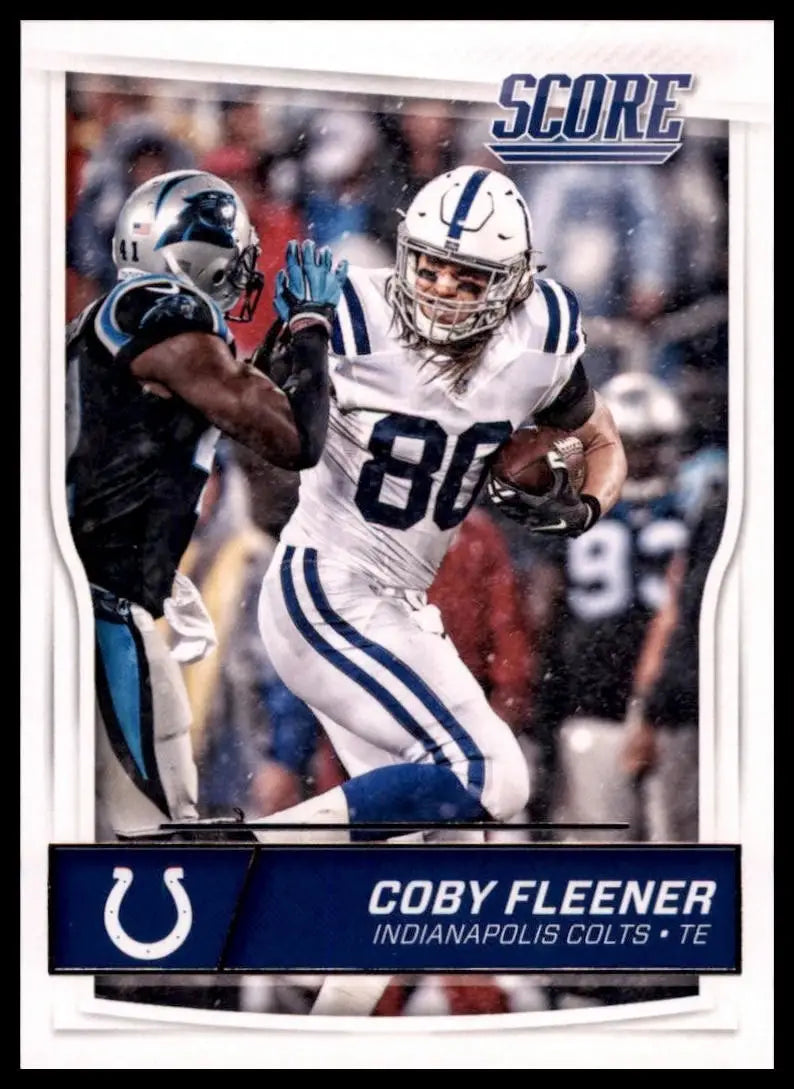 2016 Score Coby Fleener #143 Indianapolis Colts Football Card NFL Sports - Football Card Single