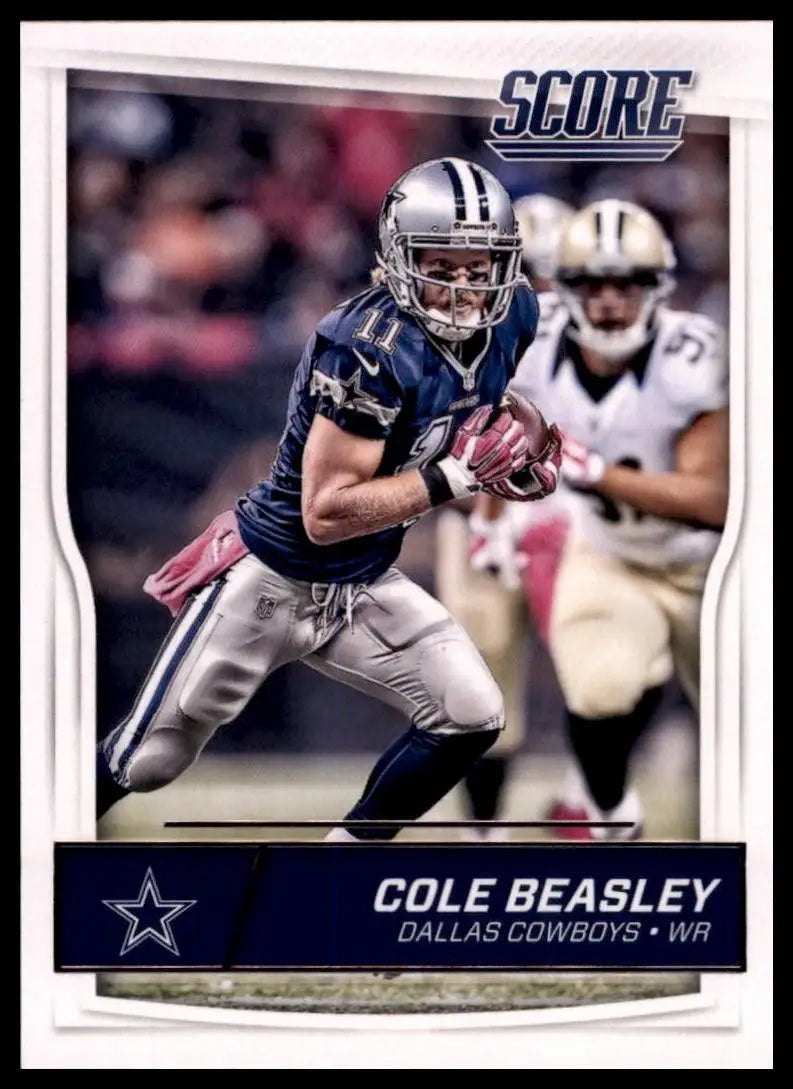 2016 Score Cole Beasley #92 Dallas Cowboys Football Card NFL Sports