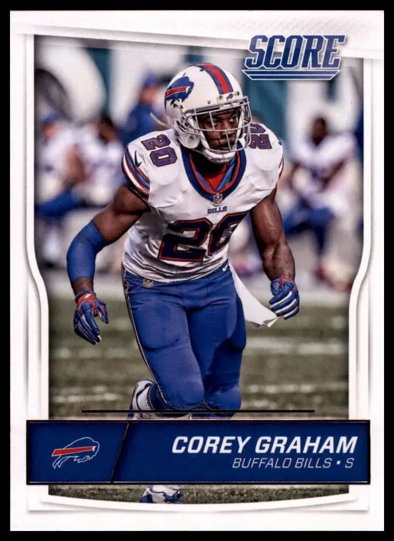 2016 Score Corey Graham #42 Buffalo Bills Football Card NFL Sports - Football Card Single