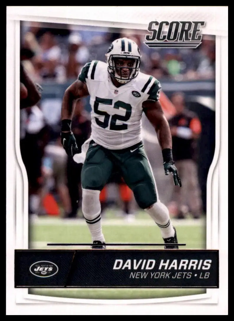 2016 Score David Harris #228 New York Jets Football Card NFL Sports - Football Card Single