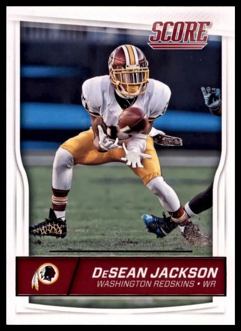 2016 Score DeSean Jackson #328 Washington Redskins Football Card NFL Sports - Football Card Single
