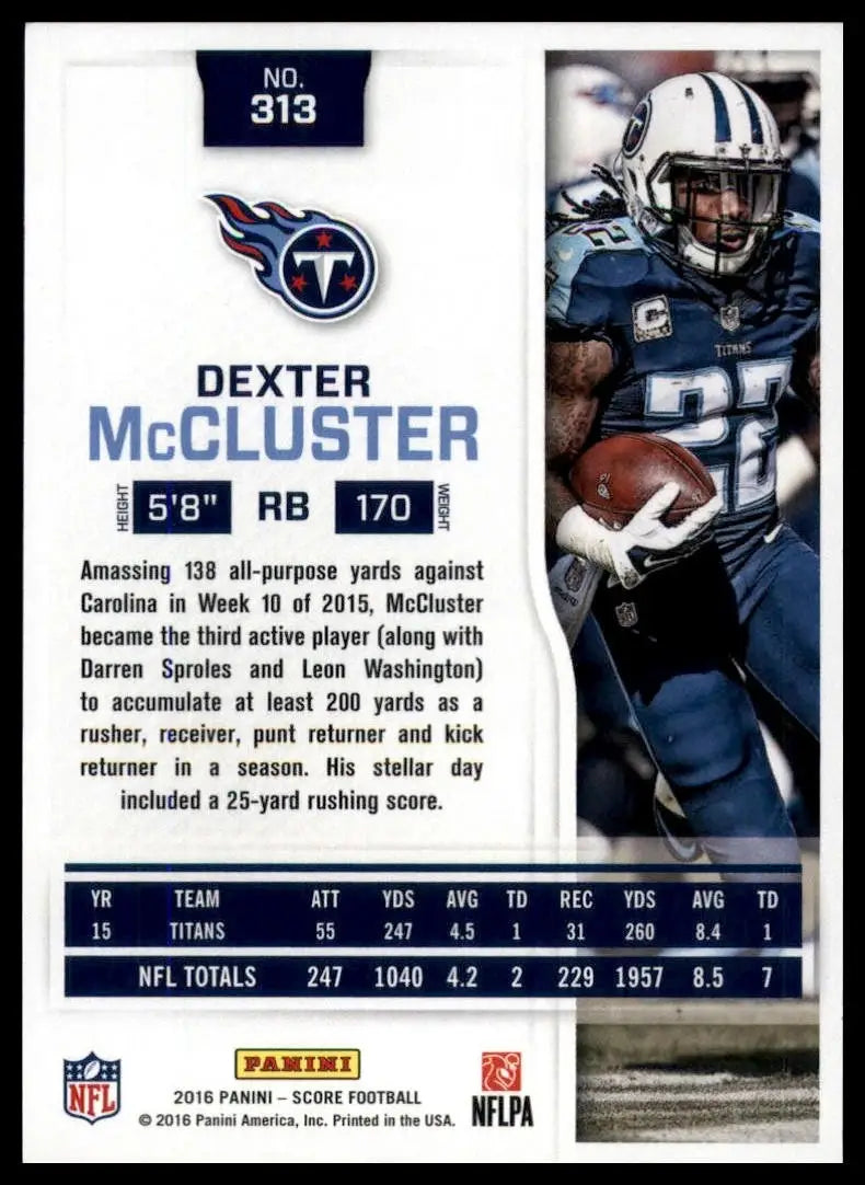 2016 Score - Dexter McCluster #313