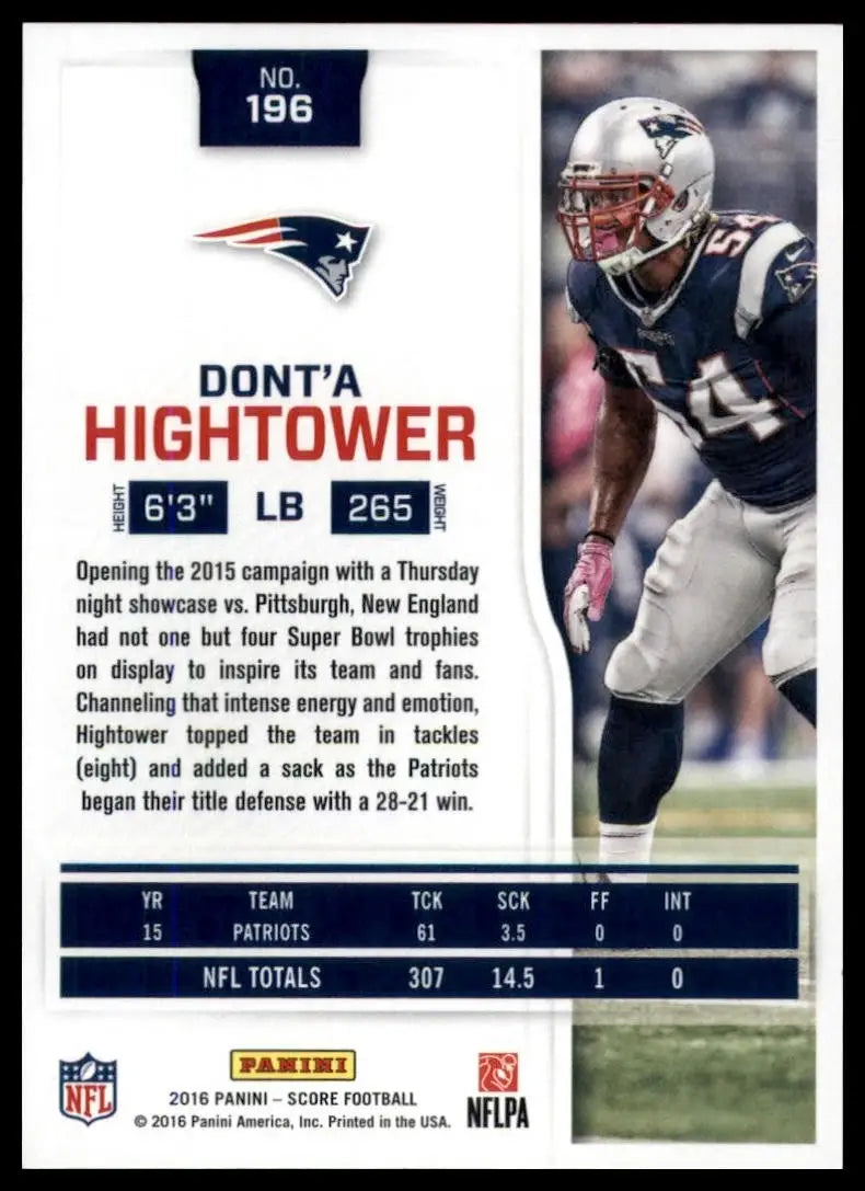 2016 Score - Dont’a Hightower #196