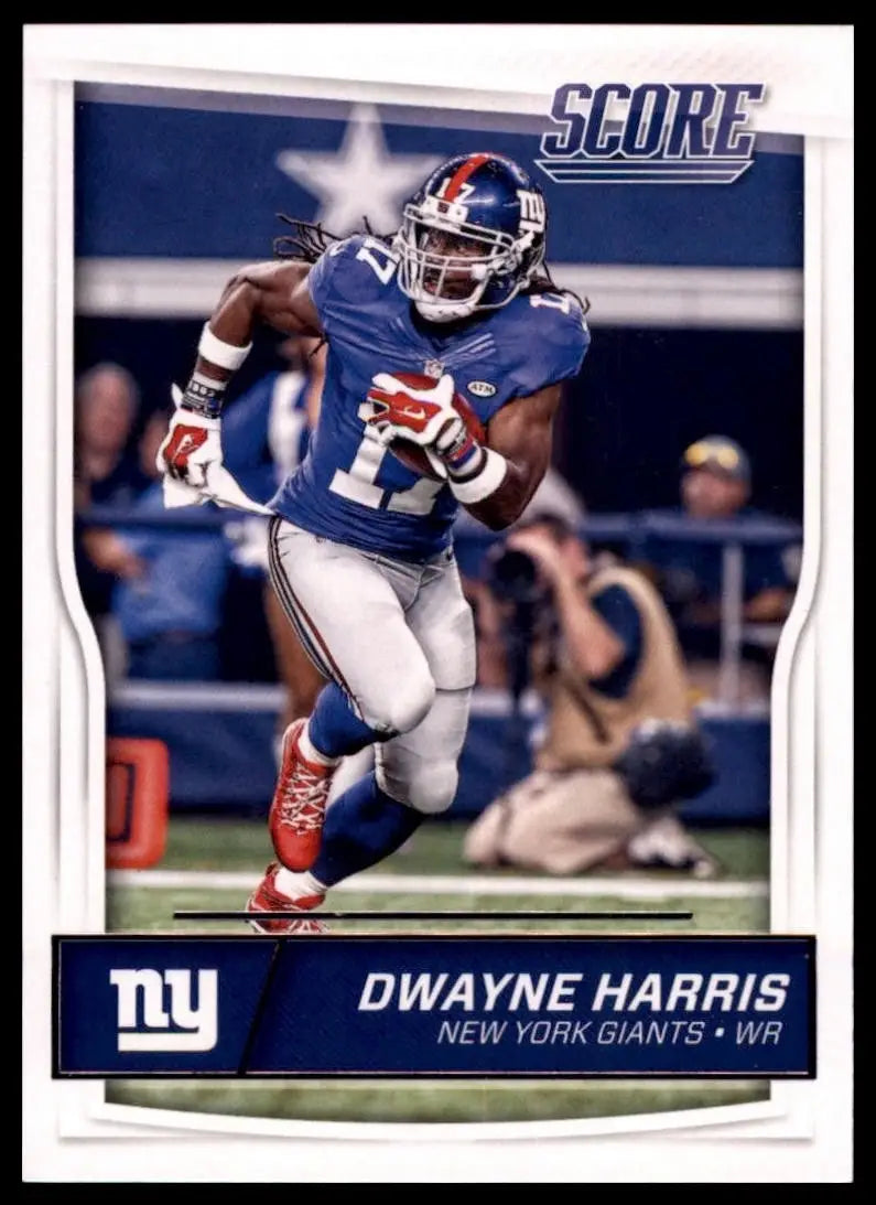 2016 Score Dwayne Harris #215 New York Giants Football Card NFL Sports - Football Card Single