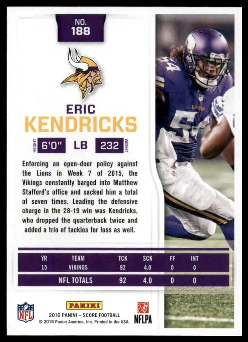 2016 Score - Eric Kendricks #188