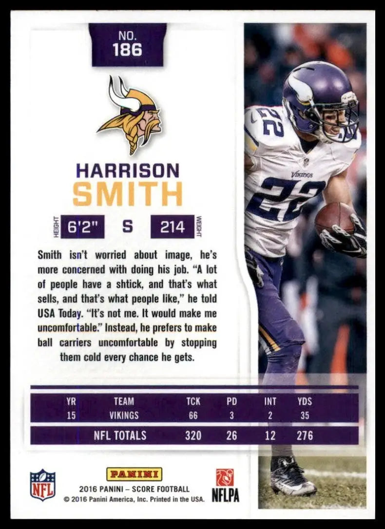 2016 Score - Harrison Smith #186